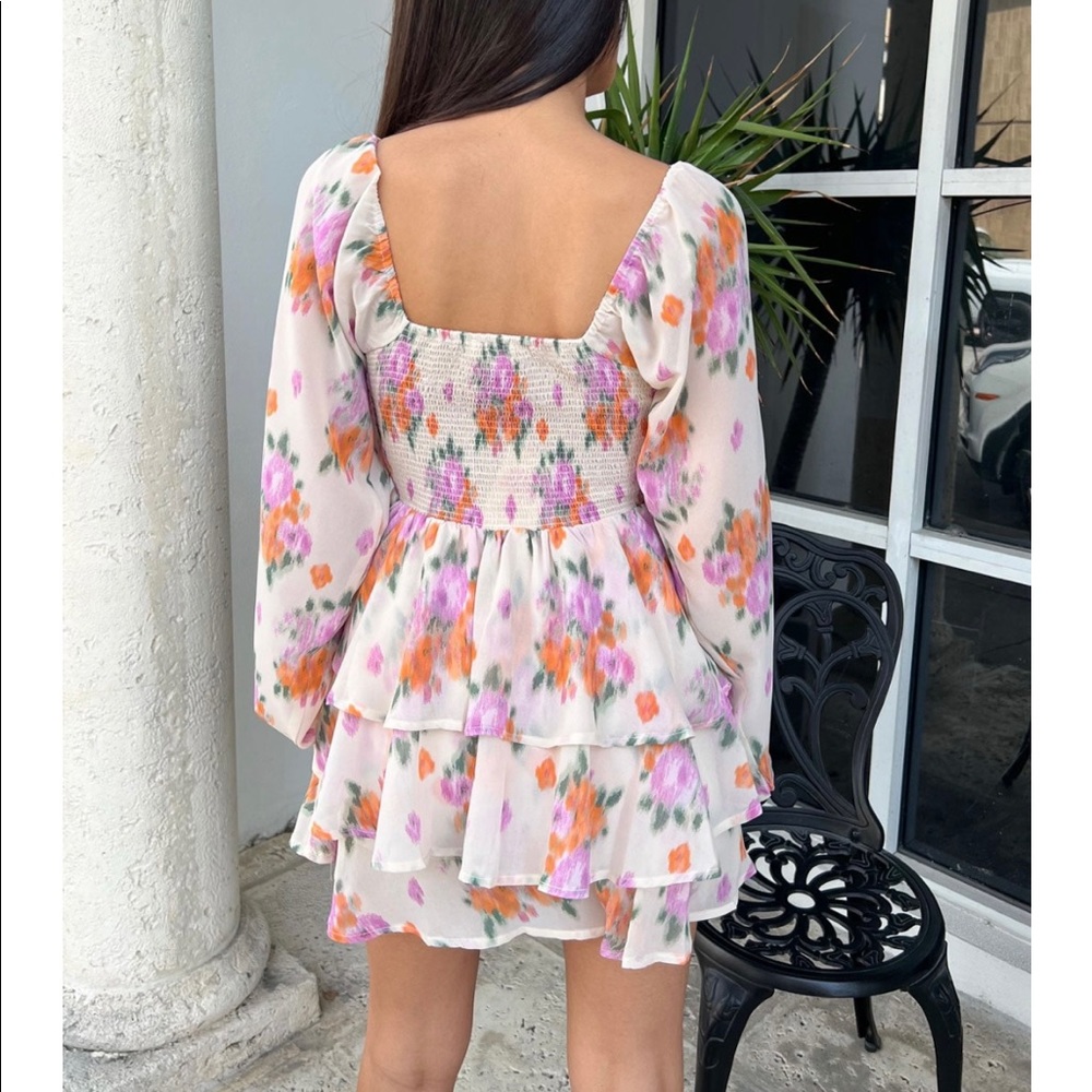 Boutique Romper NWT (navy floral) - Picture 4 of 9